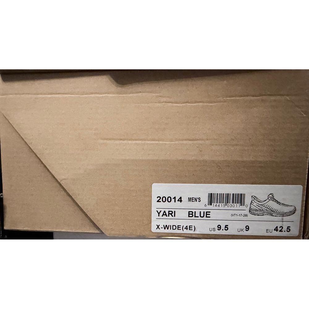 OrthoFeet Yari Hands-Free Mens Blue Sneakers 20014 X-Wide 4E Size 9.5 NEW - Picture 5 of 14